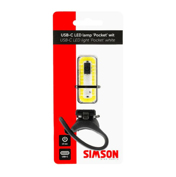 Simson RC0606a USB-CLED 'lomme' hvid med