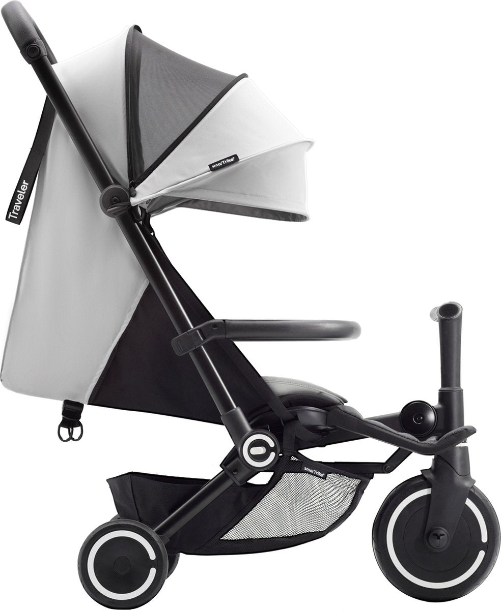 Smartrike traveller - lysegrå