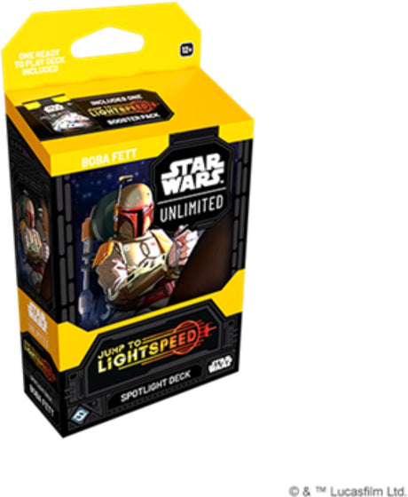 Fantasy flyvespil star wars ubegrænset - hop til lightspeed boba fett spotlight dæk