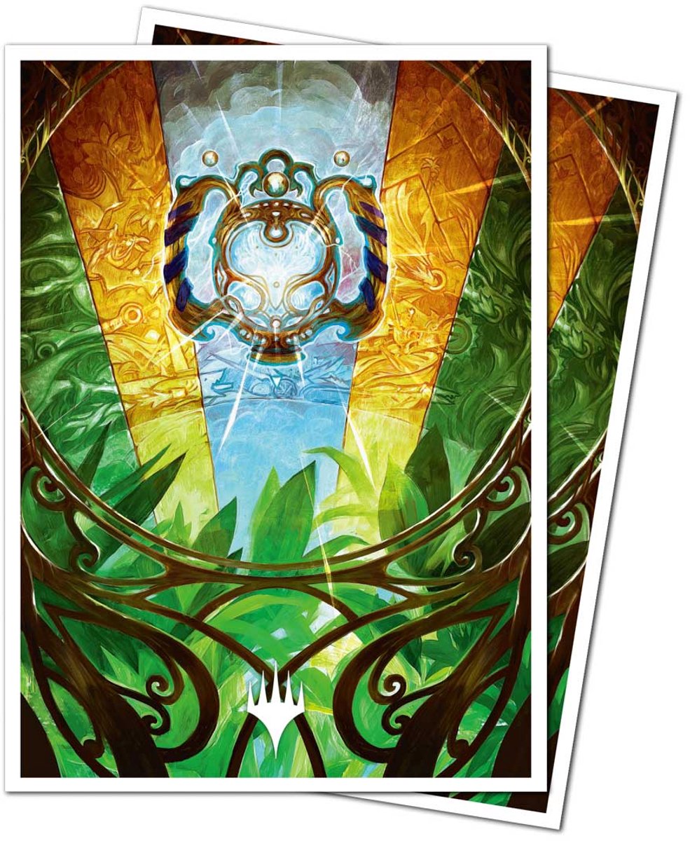 Ultrapro ultra pro - magic: the gathering - aetherdrift - the aetherspark 105 karat apex deck protector ærmer - dk