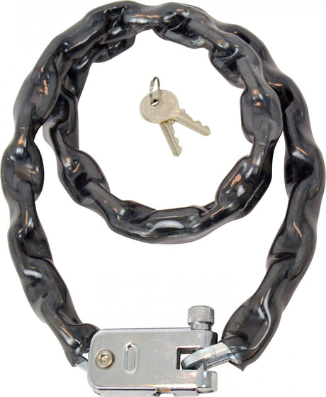 Dresco kædelås - 105cm - 5,5x5,5mm - grå
