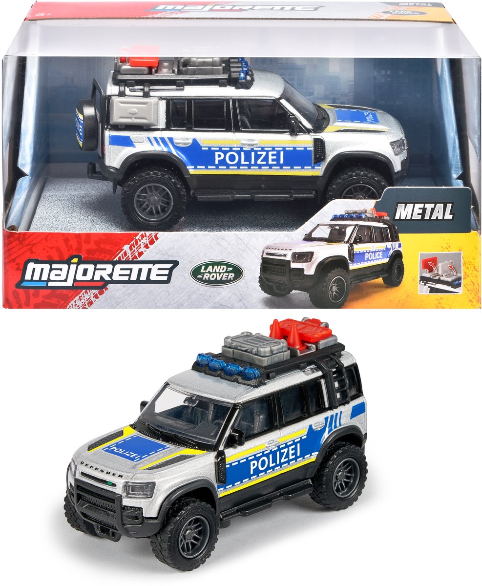 Majorette land rover forsvarer 90 politi 0 6
