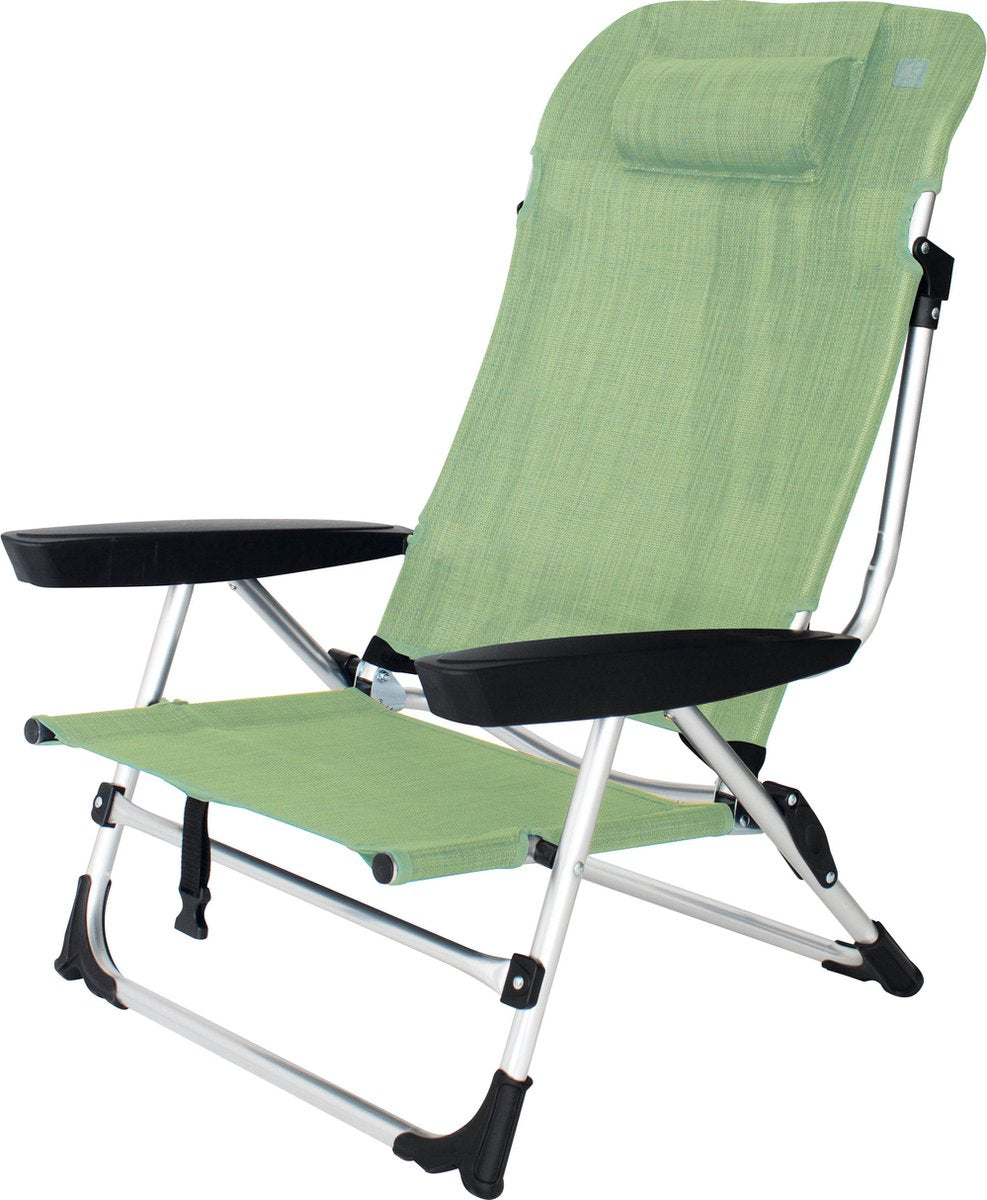 Eurotrail marbella - strandstoel met ligstand - lime