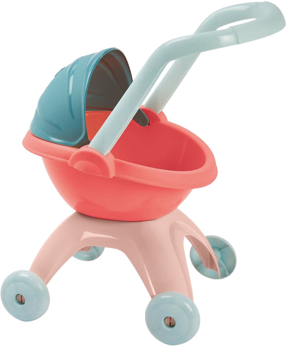 Écoiffier ecoiffier vuggestue dukke barnevogn pastel