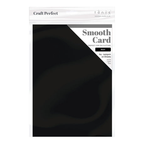 Craft perfect by tonic studios craft perfect • glat kort a4 240g kulsort 5 stk.