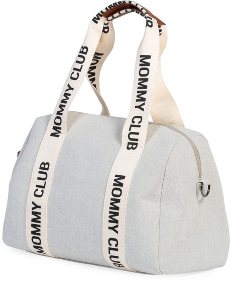 Childhome mommy club børneværelsestaske - pusletaske - lærred - ecru - 38 x 21 x 27 cm - 22l