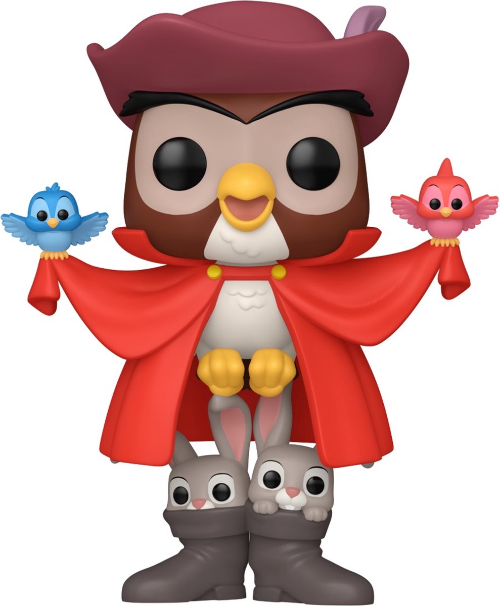 Funko sovende skønhed ugle som prins vinyl figur 1458 pop! flerfarvet