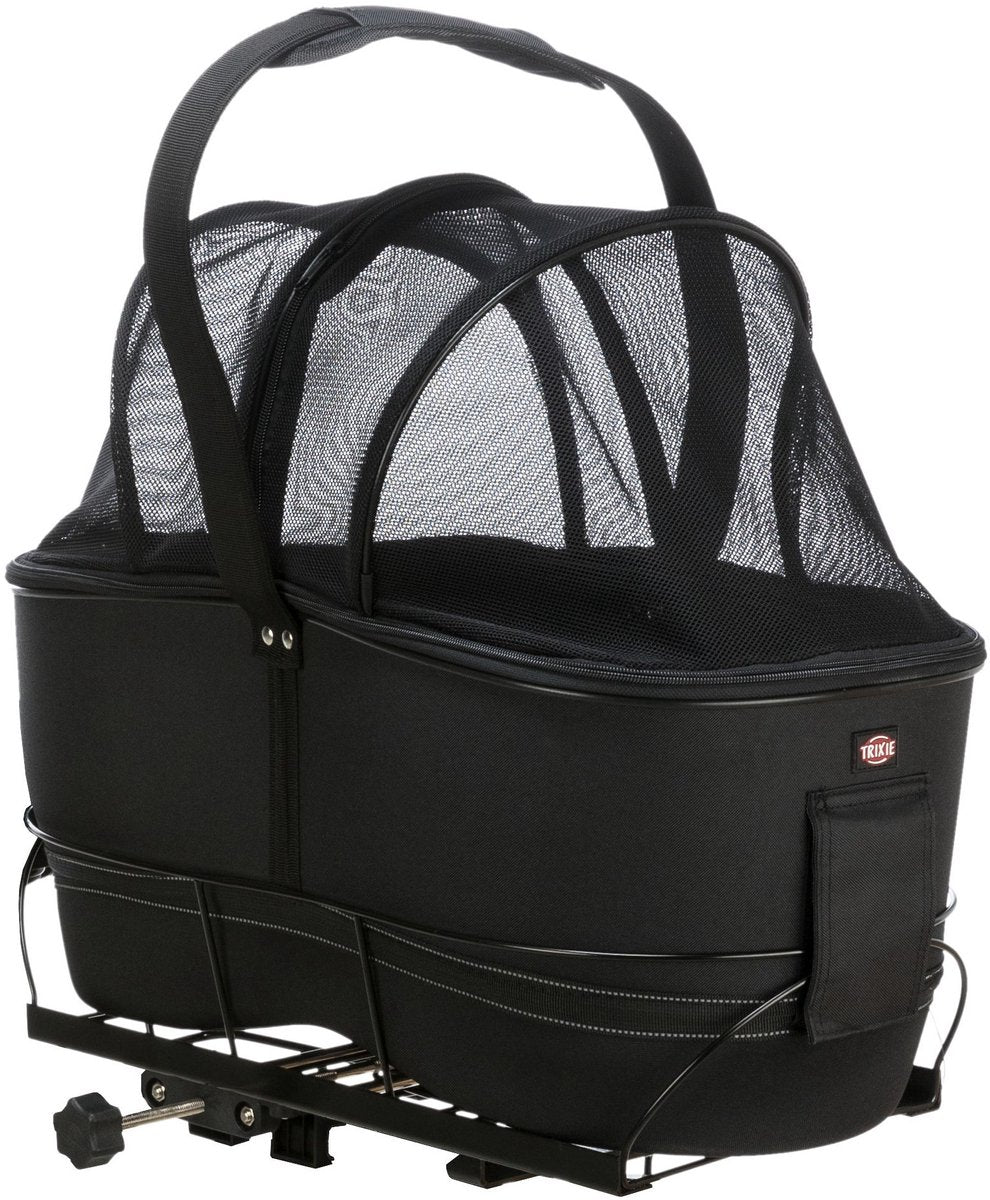 Trixie cykelkurv bagagebærer bred sort