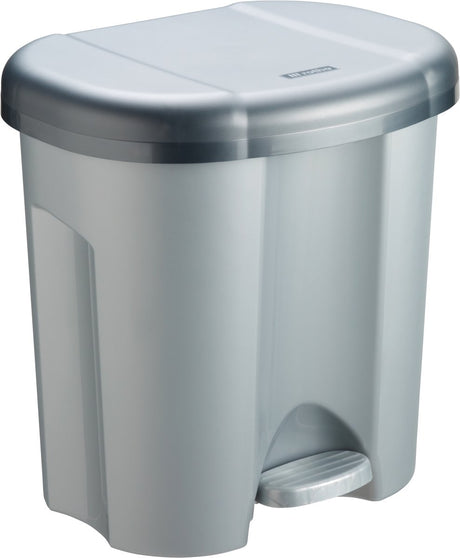 Rotho duo affaldsudskiller 2x10l - sølv - BPA fri