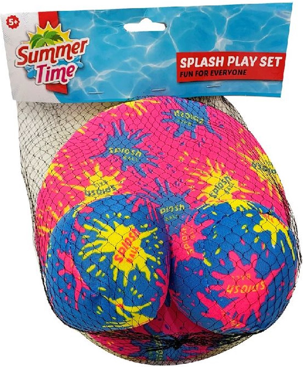 Sommersprøjtskugler og frisbee 3-delt