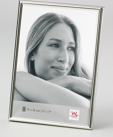 Walther design chloe - fotoramme - fotostørrelse 9 x 13 cm - sølv