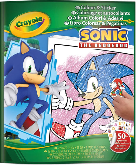Crayola - malebog - sonisk malebog med klistermærker
