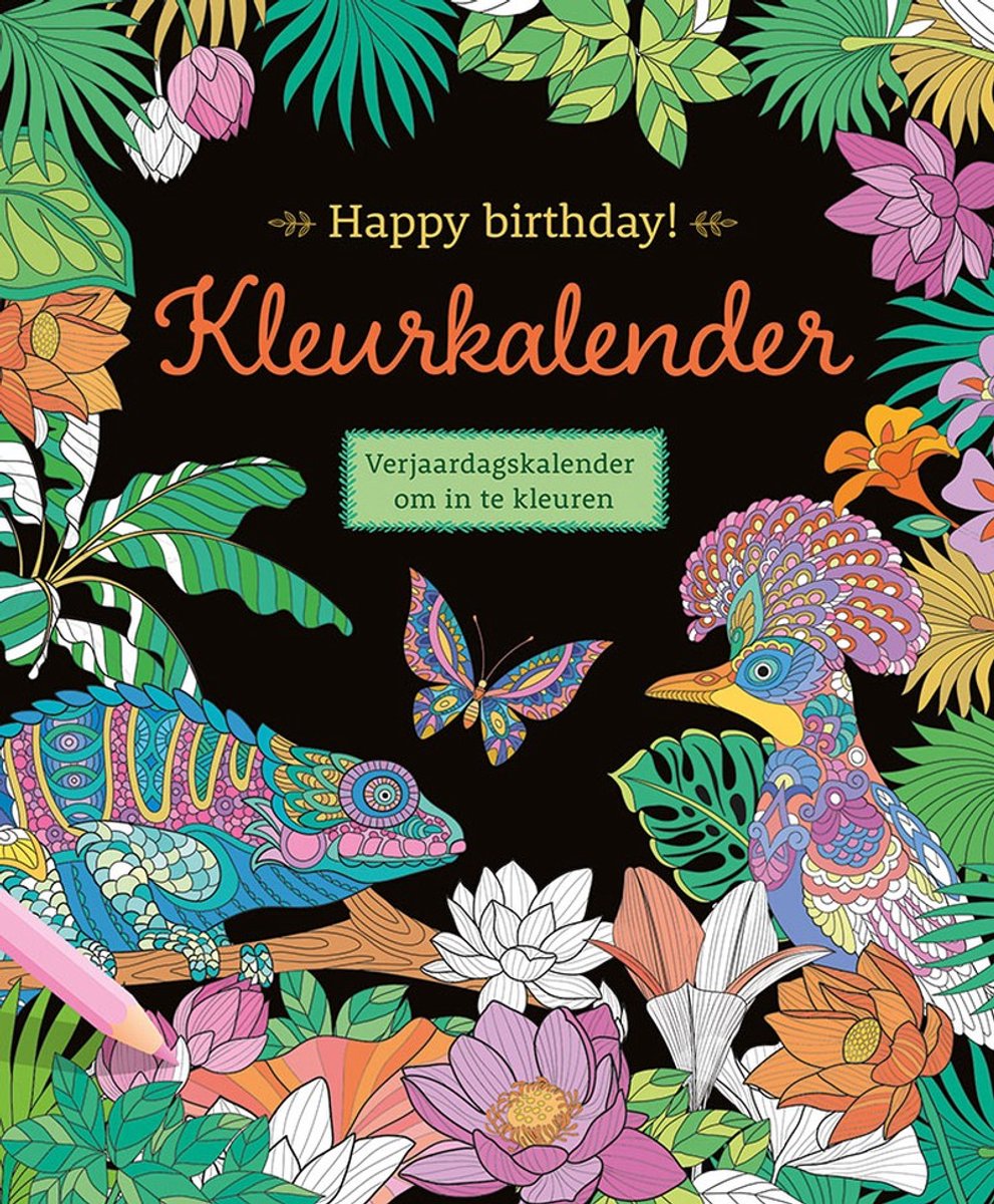 Deltas tillykke med fødselsdagen! farvekalender