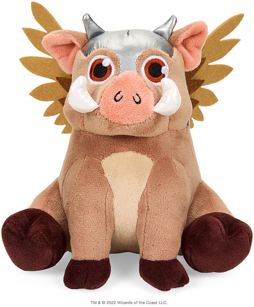 Kidrobot fangehuller drager kæmpe rumsvin falsk plyslegetøj -