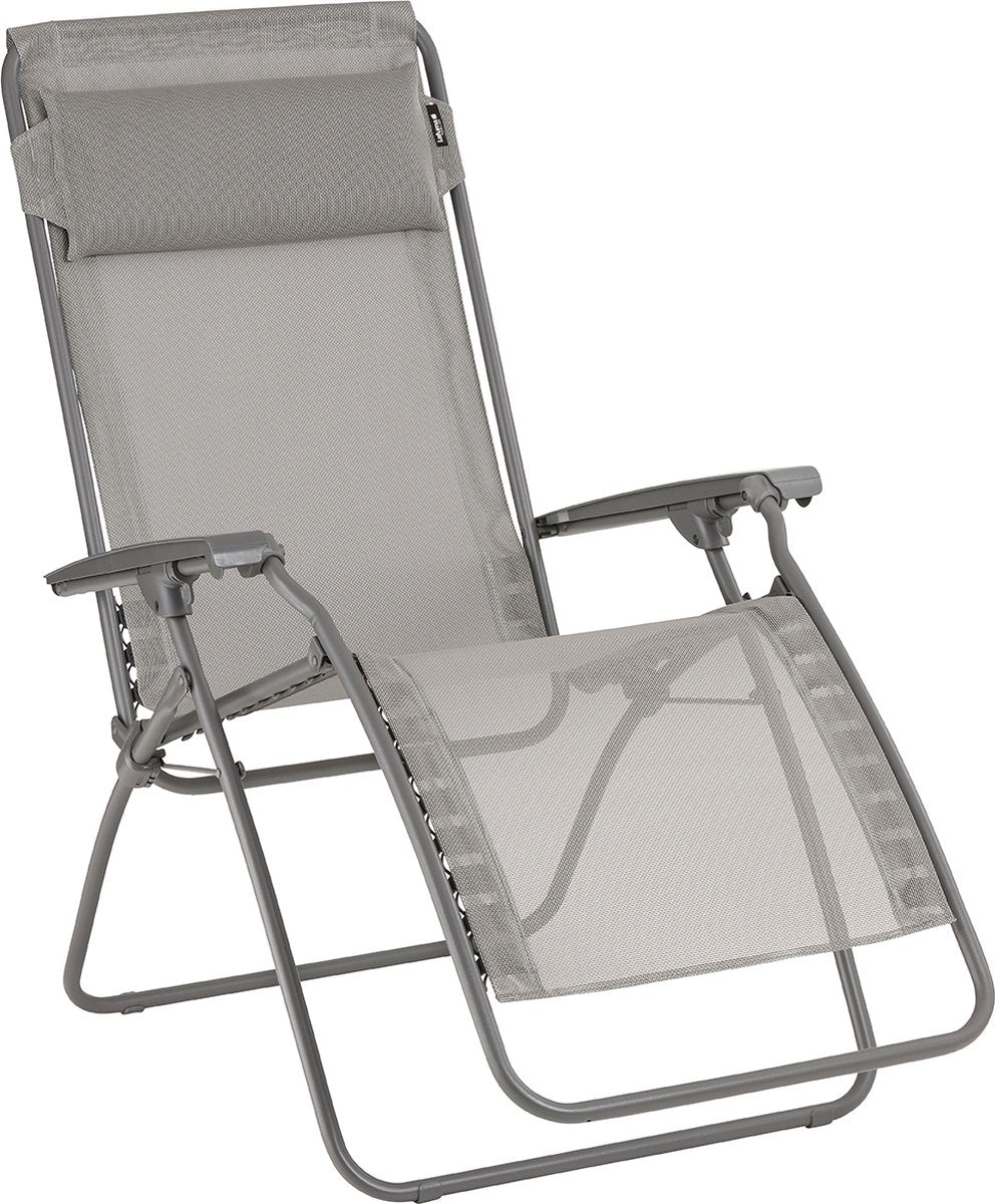Lafuma r clip - relaxstol - justerbar - foldbar - nul tyngdekraft - farveblok - terre