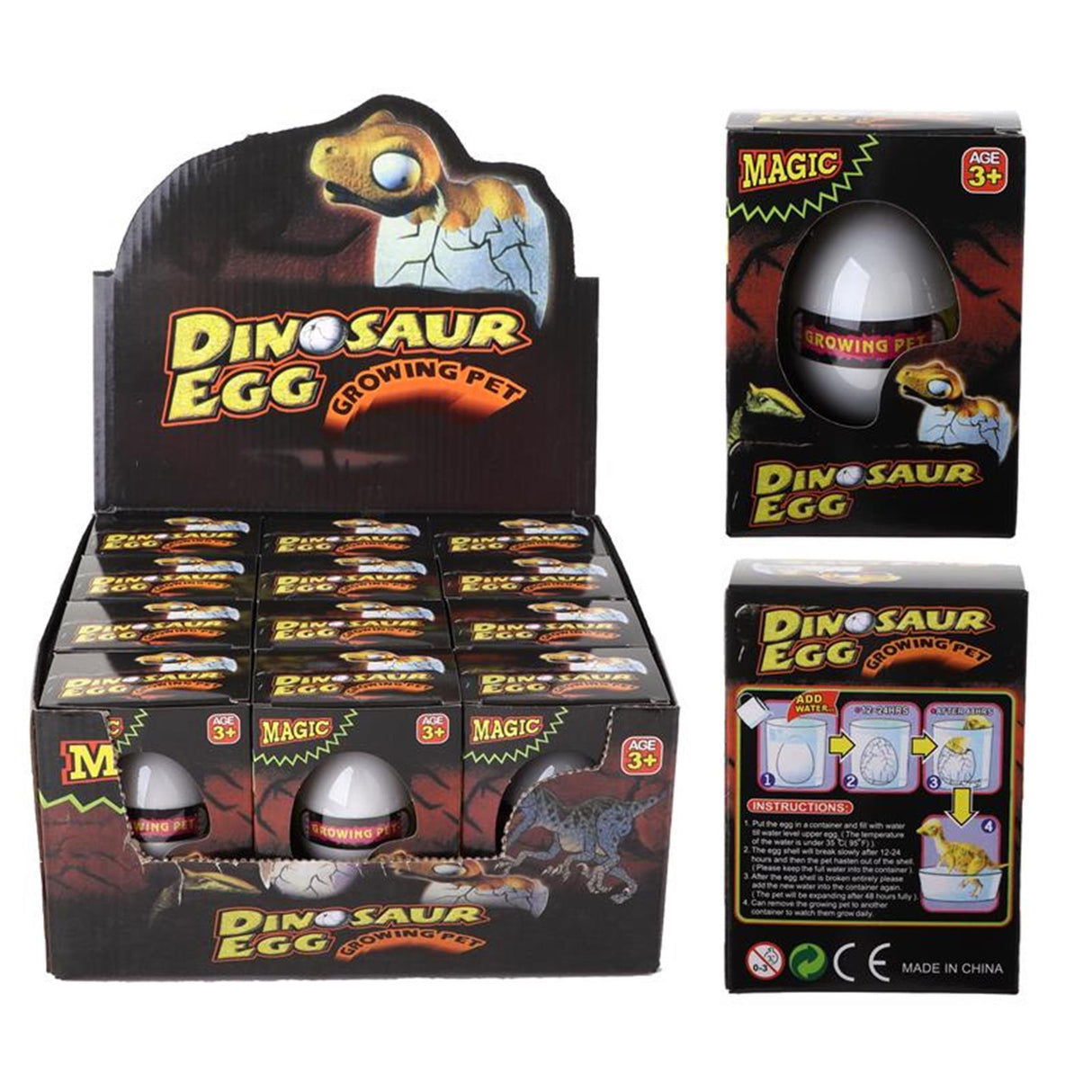 Dino vækstæg i æske Dino vækstæg i æske