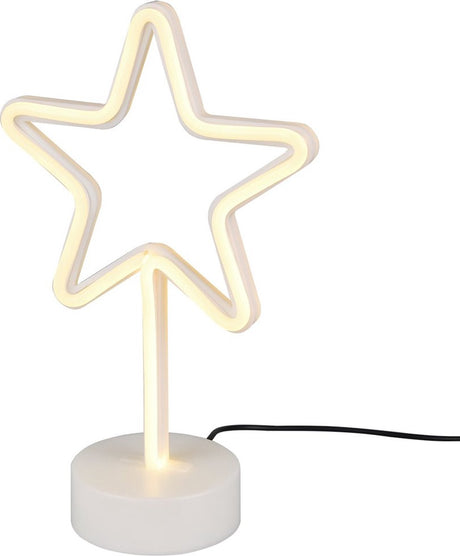 Rl lev dit lys realitystjerne - bordlampe - hvid - inkl. 1x SMD 1,5 W - USB-forbindelse - ikke dæmpbar - egnet til batteristrøm