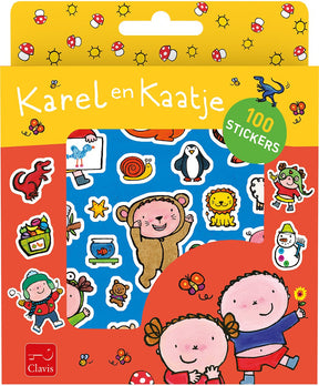 Clavis Karel og Kaatje klistermærkesæt. 3+