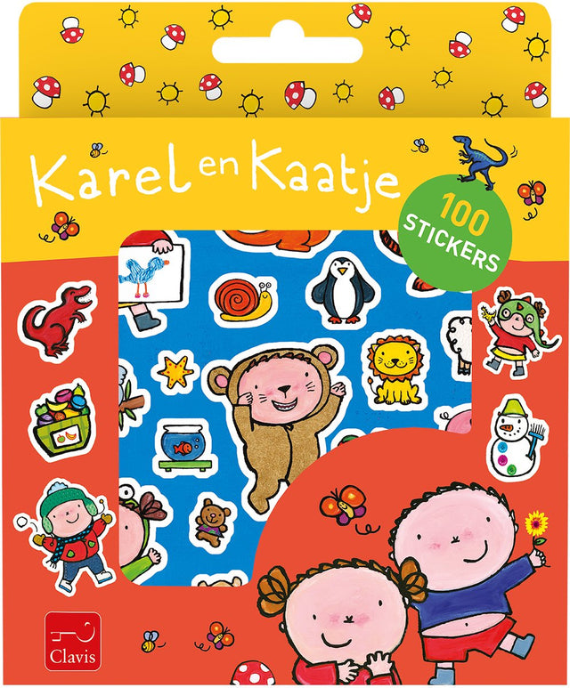 Clavis Karel og Kaatje klistermærkesæt. 3+
