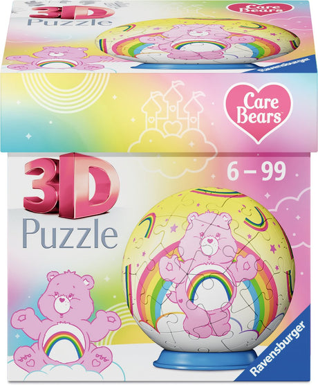 Ravensburger – plejebjørne: cheer bear – 3d puslespil – 55 brikker