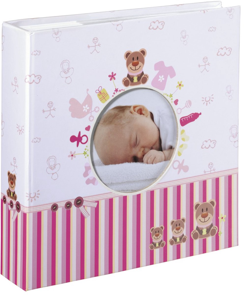 Hama slide-in album - baby - 10x15 - 200 sider - pink