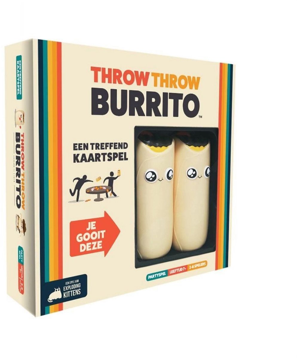 Eksploderende killinger kaster burrito - - sjovt festspil - kortspil for familie og venner - kast squishy burritoer! - hollandsk