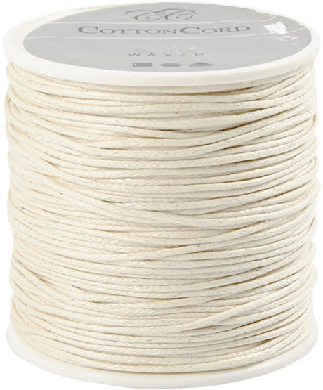 Creativ Company Cotton Cord Off-white tykkelse 1 mm, 40 m