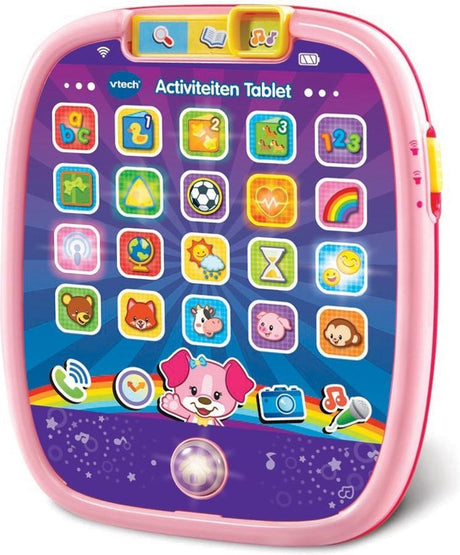 Vtech babyaktivitetstablet - pædagogisk legetøj - legetøjscomputer til børn - former, tal mere - fra 9 til 36 måneder