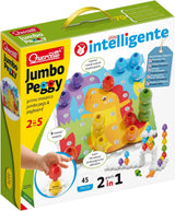 Quercetti stabelspil jumbo peggy junior pap 45 dele
