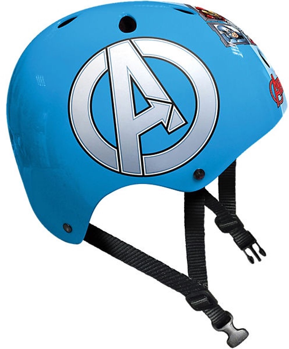 Marvel skatehjelm avengers blå str. 54 60 cm
