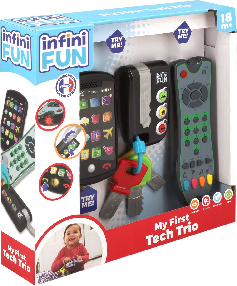 Jumbo - infinifun - min første tech trio - legetøj fra 1 år
