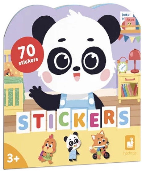 Janod - klistermærkebog - min dag - 70 klistermærker
