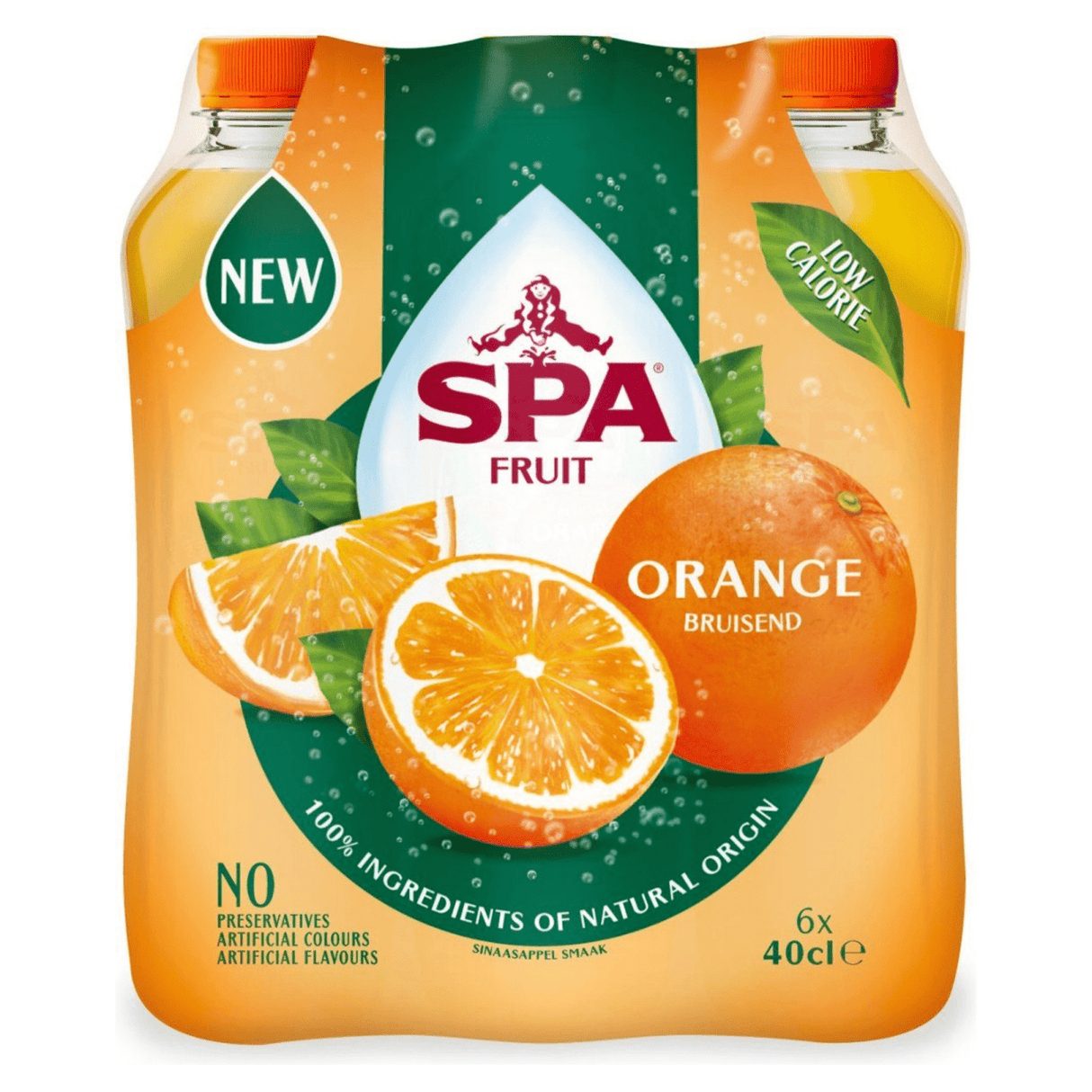 Spa frugt rkling appelsin (6x 400ml)