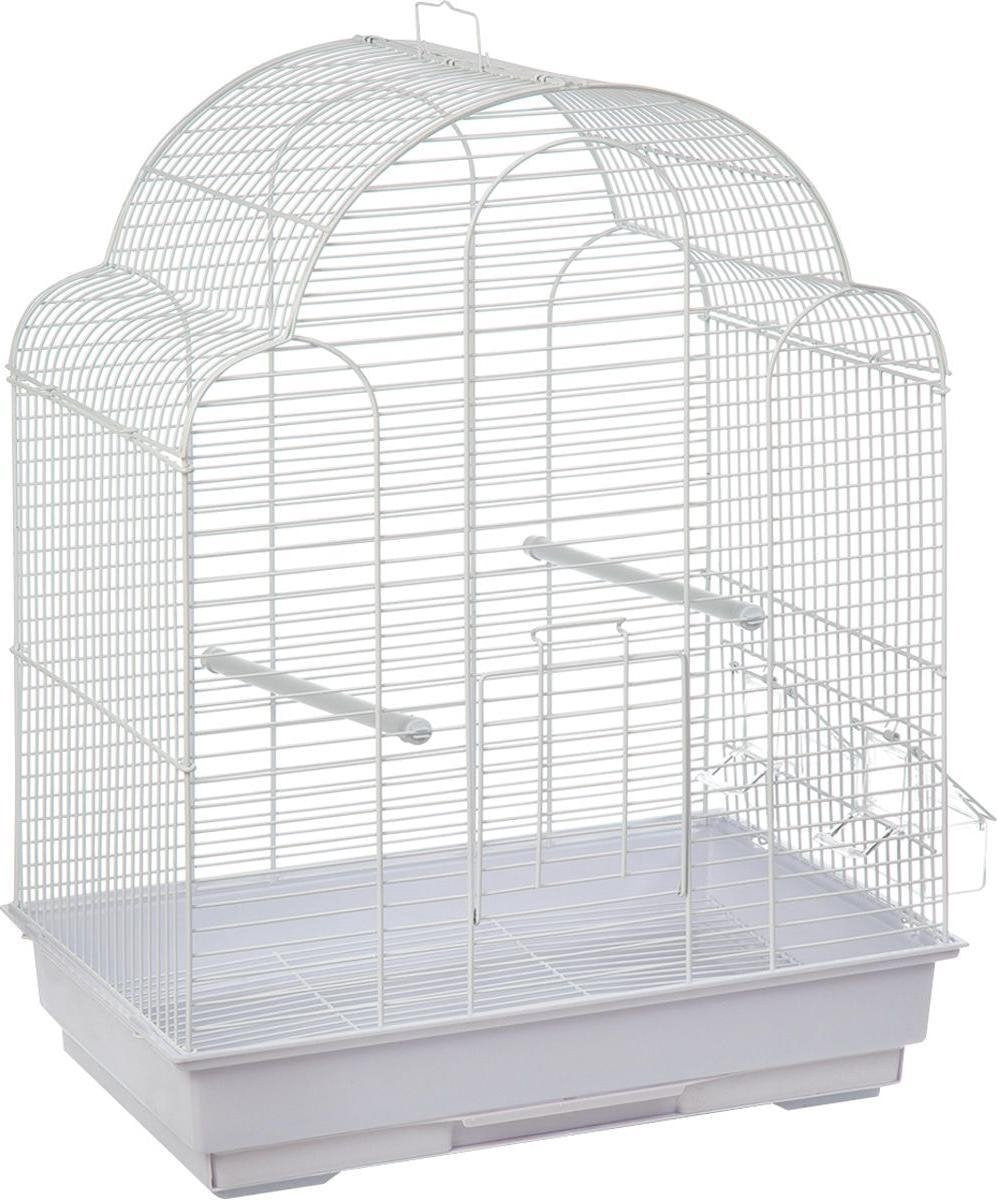 Flamingo parakitbur Bali - 42 x 30 x 58 cm hvid
