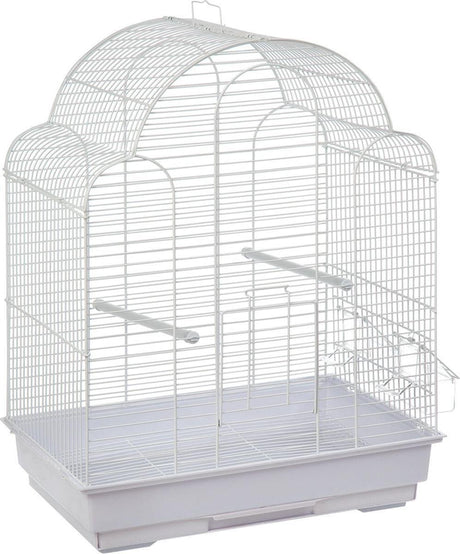 Flamingo parakitbur Bali - 42 x 30 x 58 cm hvid