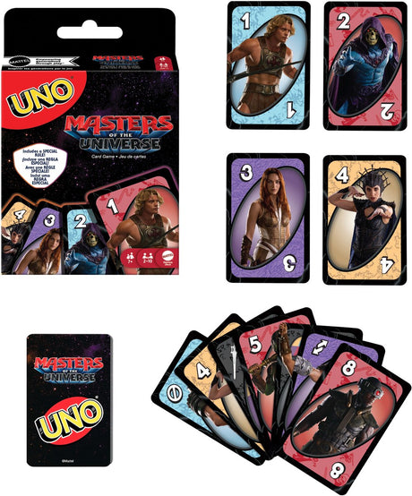 Mattel spil uno masters of the universe 2026 film - kortspil