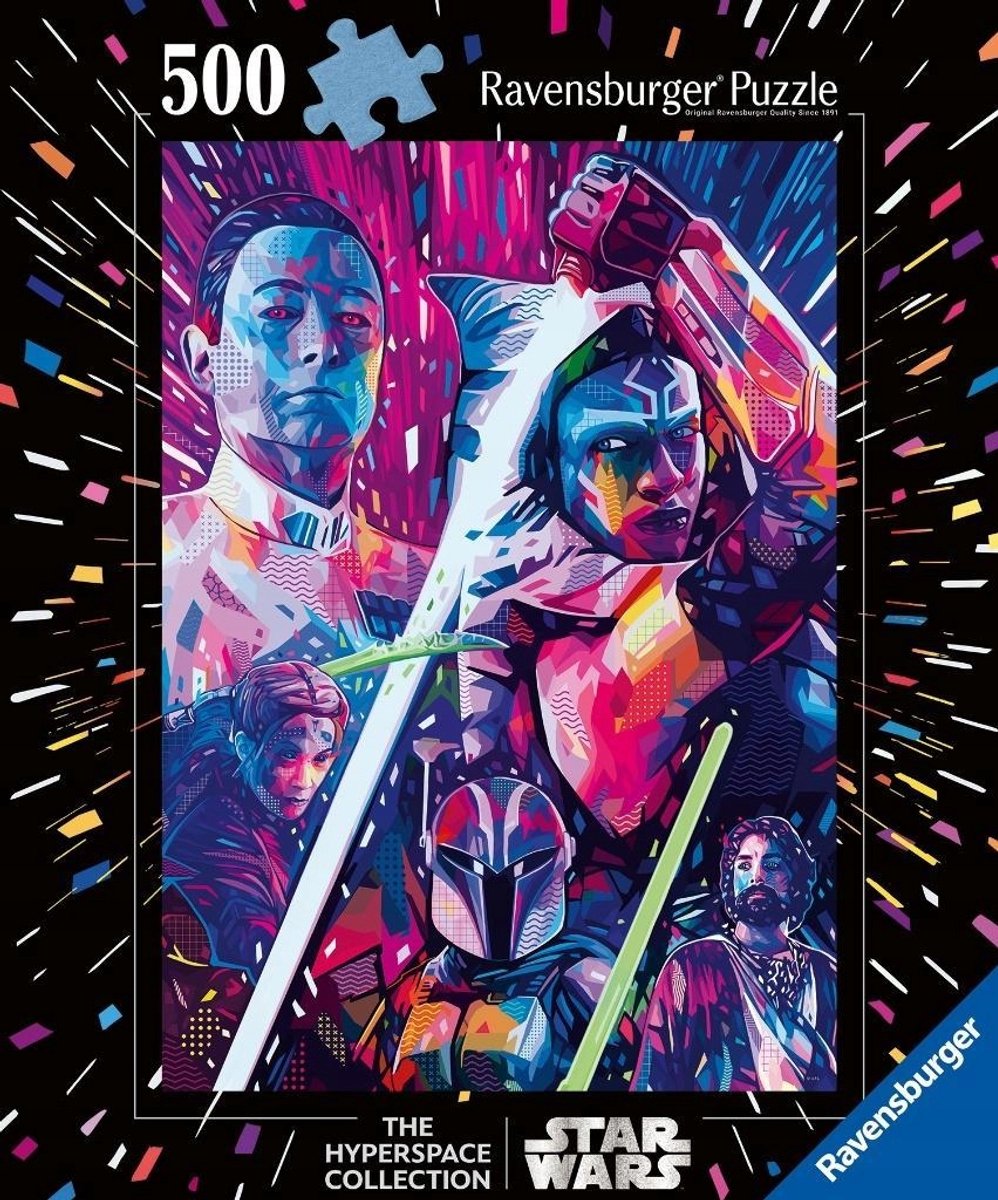 Ravensburger star wars ahsoka 2d puslespil - 500 brikker