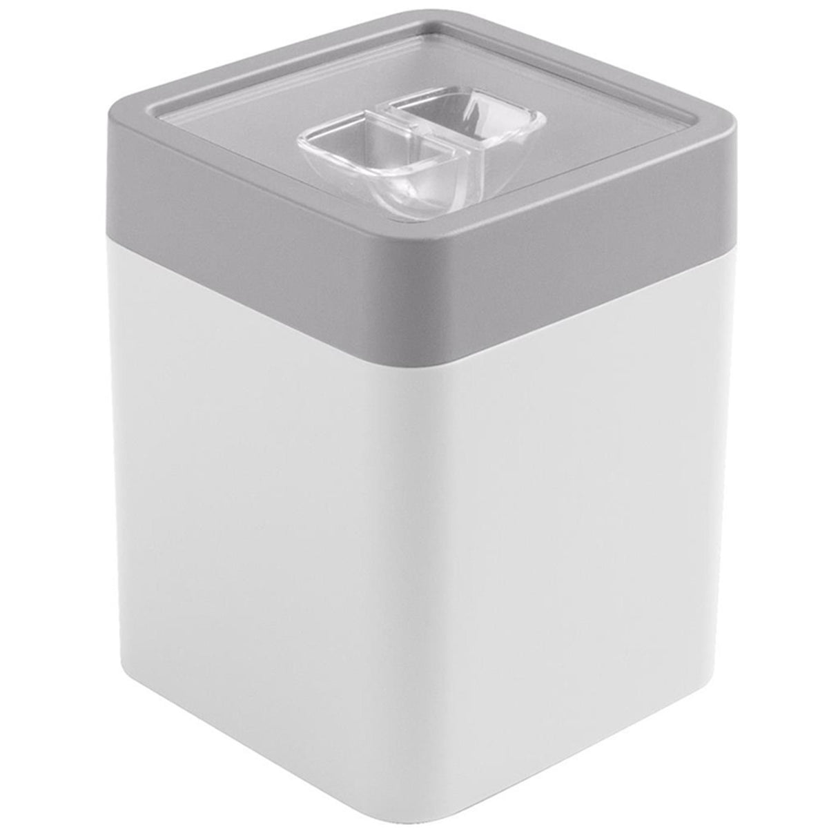 Sunware sigma hjemmeopbevaringsdåse 0,6 l hvid lysegrå 9 x 9 x 11,4 cm