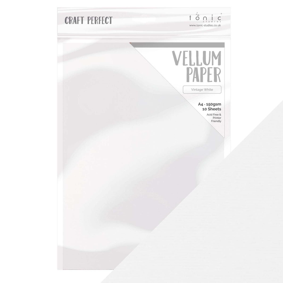 Tonic studios • vellum papir vintage hvid