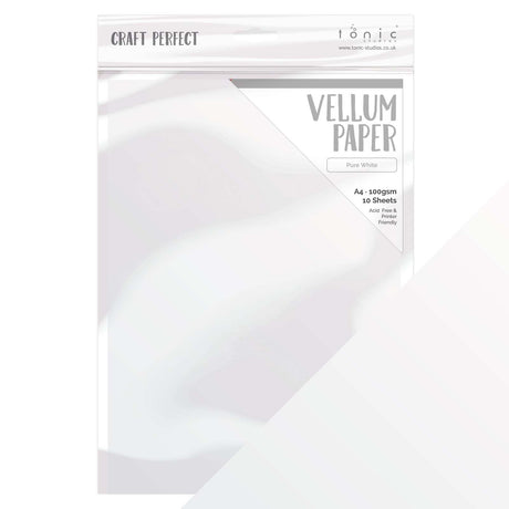 Tonic studios • vellumpapir rent hvidt