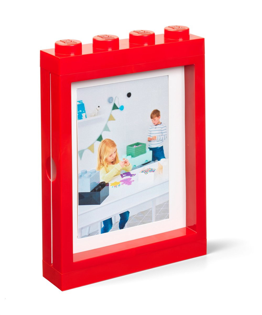 Lego - fotoramme - polypropylen - rød