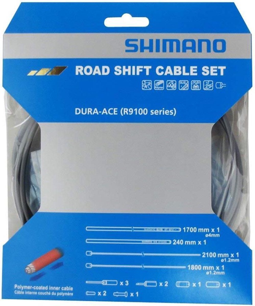 Shimano skifterkabelsæt ot-sp41 2100 mm grå 4-delt