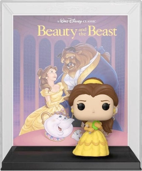 Disney funko beauty the beast - pop! vhs cover belle 9 cm samlerfigur - flerfarvet
