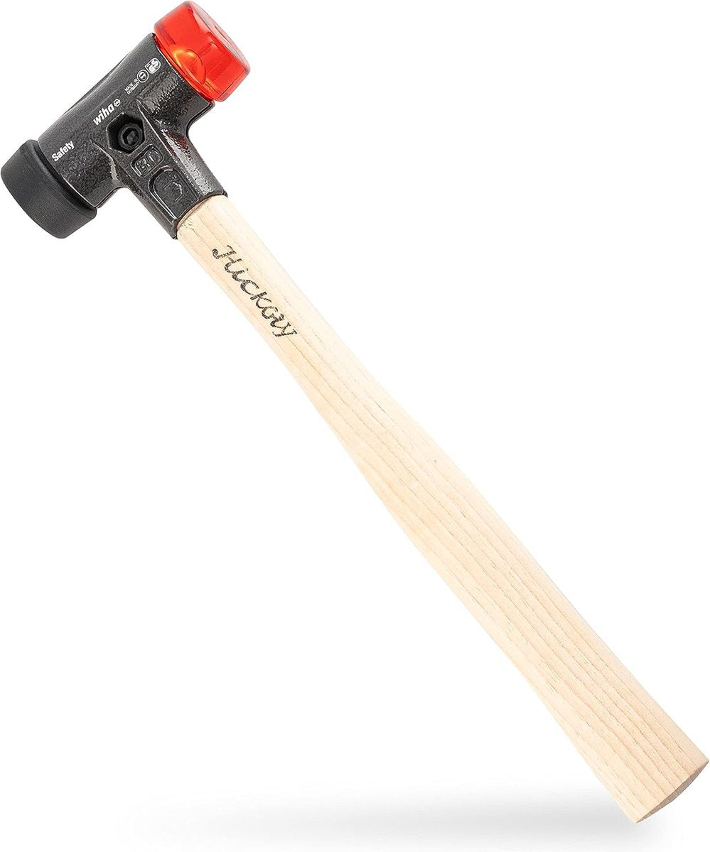 Wiha 832-38 sikkerhedsplastikhammer - 30 x 290 mm - sort orange