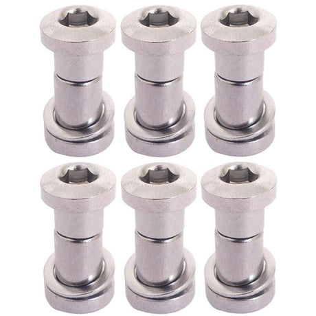 Bofix Seat Pegbout Allen 19 mm - Chrome (6 stykker)