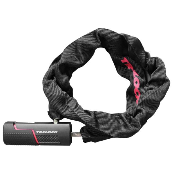 Trelock kædelås bc 480 kode 110 cm - sort