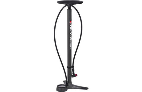 Trivio - cykelpumpe tyfon cykelpumpe højtryk 14 bar 200 psi aluminium