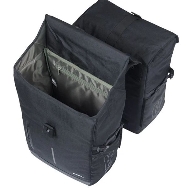 Basilikum taske flytte dobbelt sigte sort | 30 l
