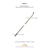 Alpina spaken 296-14 ø2.00mm fg 2.3 - Sølv i rustfrit stål (144 stykker)