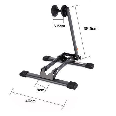 Kantbaghjulsstativ foldbar - sort